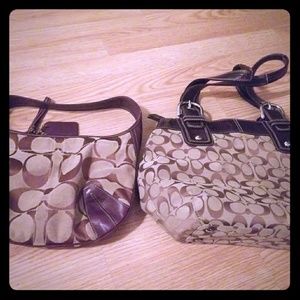 Authentic coach purse